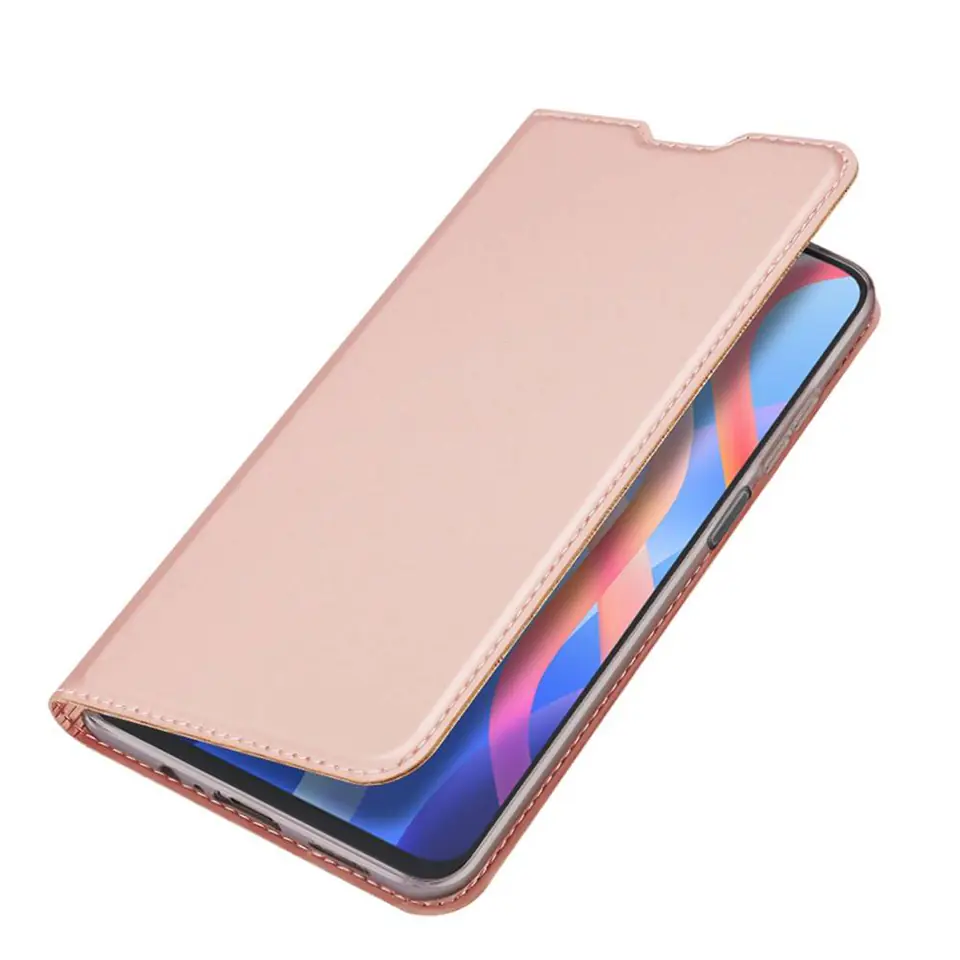 ⁨Etui REALME 9I z Klapką Eko Skóra Dux Ducis Skin Leather jasny róż⁩ w sklepie Wasserman.eu