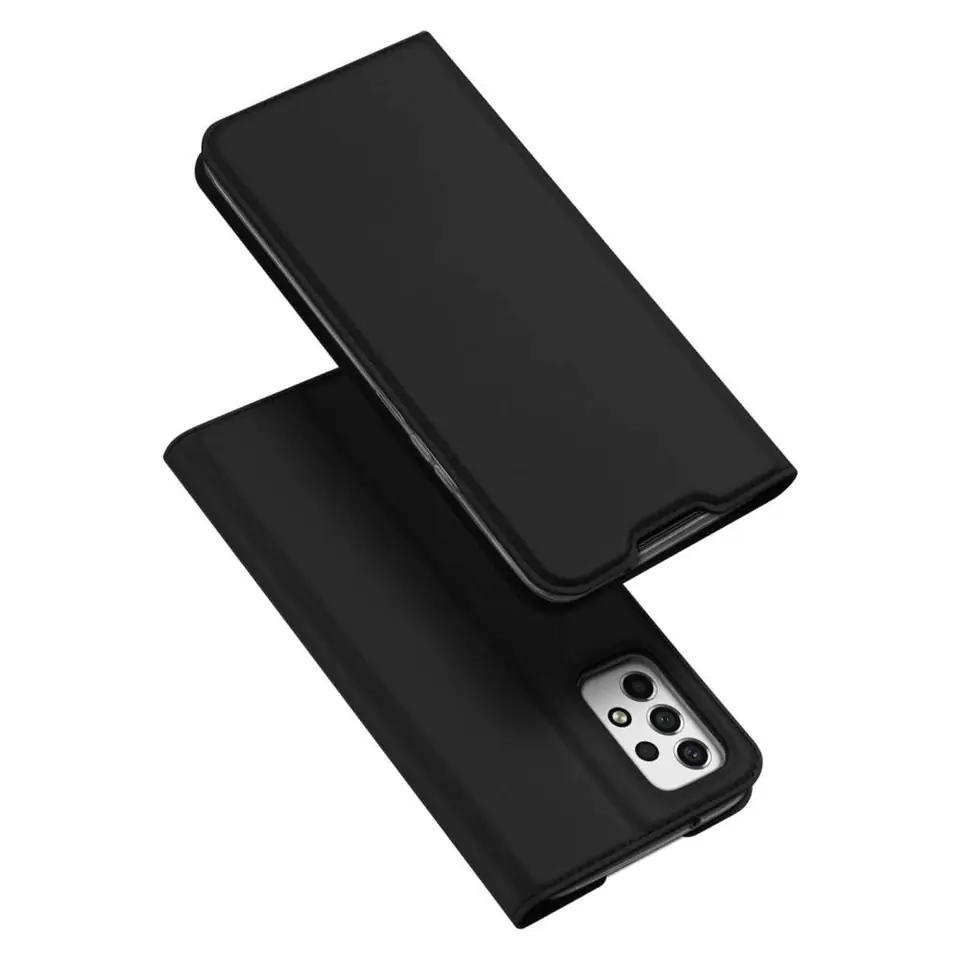 ⁨Case SAMSUNG GALAXY A53 5G with Flap Eco Leather Dux Ducis Skin Leather black⁩ at Wasserman.eu