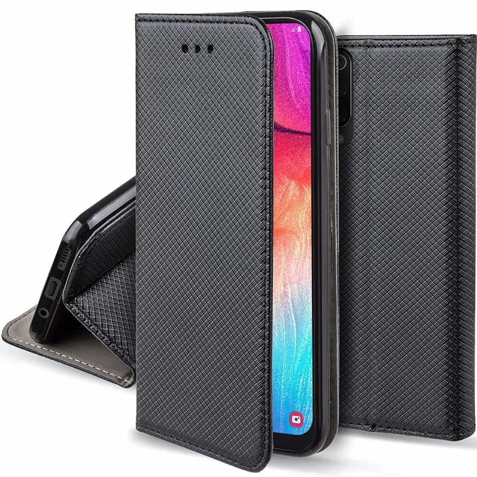 ⁨Etui GALAXY A15 4G / 5G Portfel z Klapką Flip Magnet czarne⁩ w sklepie Wasserman.eu