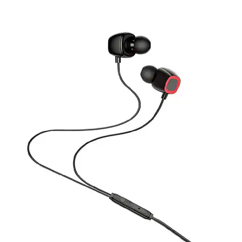 ⁨3.5mm In-ear Minijack Headphones with Microphone Wired Kakusiga KSC-706 black⁩ at Wasserman.eu