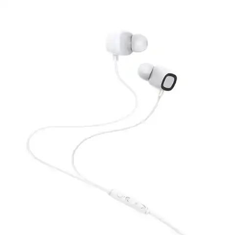 ⁨3.5mm In-ear Minijack Headphones with Microphone Wired Kakusiga KSC-706 white⁩ at Wasserman.eu