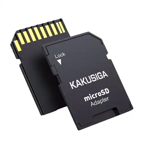 ⁨TF to SD Memory Card Adapter Kakusiga KSC-712 black⁩ at Wasserman.eu