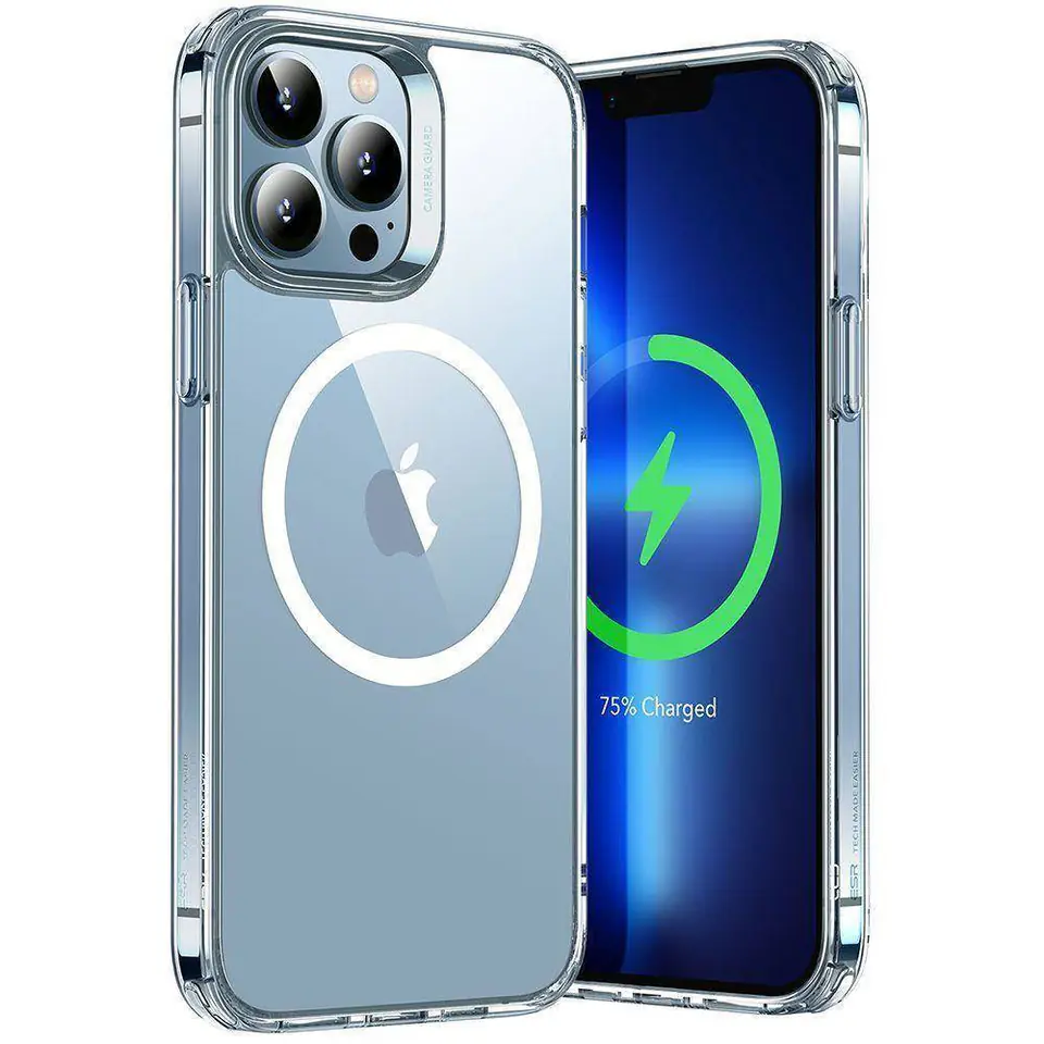 ⁨Case IPHONE 13 PRO MAX ESR Classic Hybrid MagSafe Clear transparent⁩ at Wasserman.eu