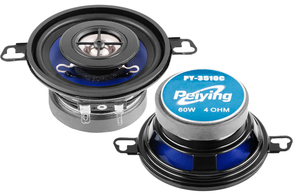 ⁨Zestaw 2x głośniki Peiying 3,2" 8cm 60W PY-3510C⁩ w sklepie Wasserman.eu