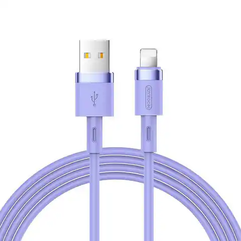 ⁨2.4A 1.2M USB to Lightning USB Joyroom S-1224N2 cable purple⁩ at Wasserman.eu
