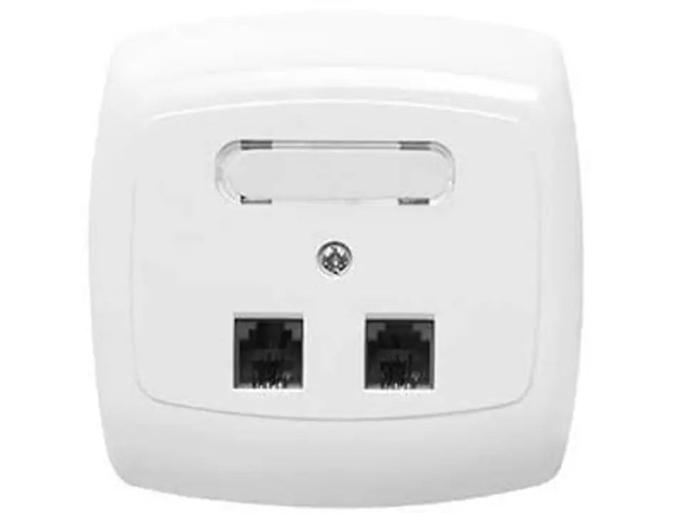 Dual telephone socket RJ11 GTP-24B 01 Schneider Bingo 648C-958BD_20140521105147 at Wasserman.eu