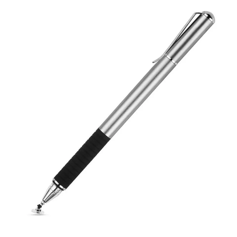 ⁨Rysik do Urządzeń z Ekranem Dotykowym Tech-Protect Stylus Pen srebrny⁩ w sklepie Wasserman.eu