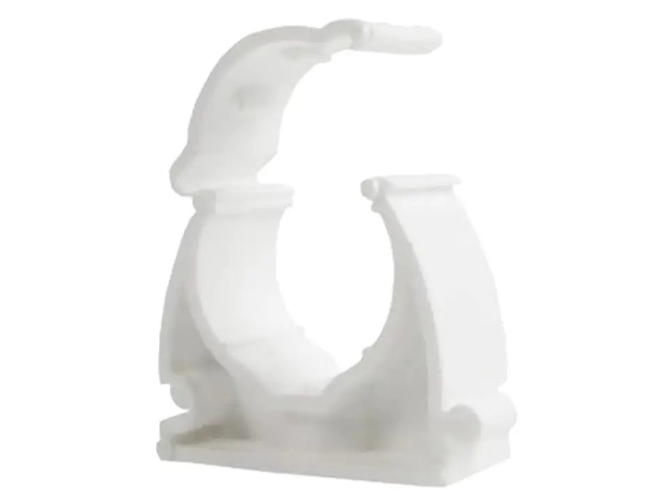 16mm PVC installation pipe holder. 16mm PVC holder at Wasserman.eu