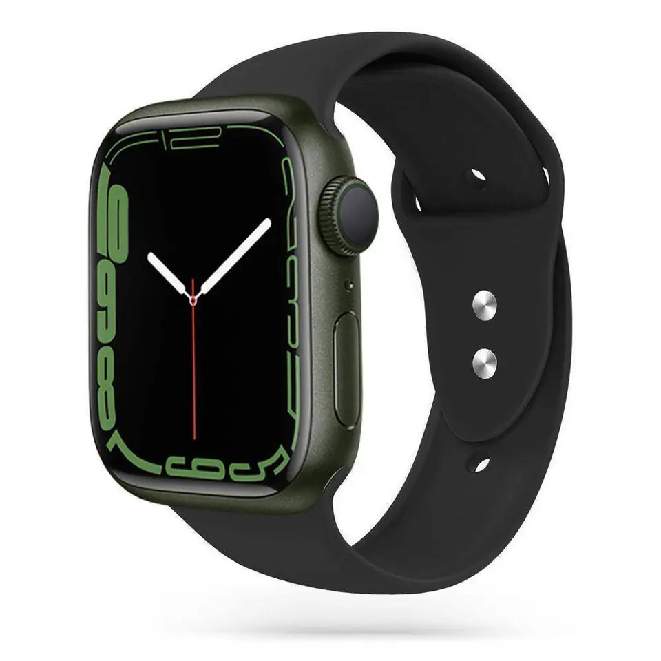 ⁨Pasek do APPLE WATCH 4 / 5 / 6 / 7 / SE (38 / 40 / 41 MM) Tech-Protect IconBand czarne⁩ w sklepie Wasserman.eu