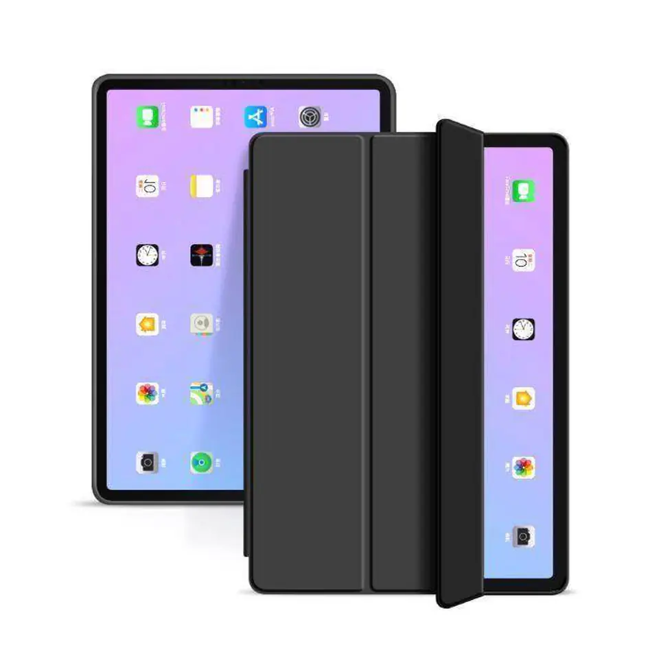 ⁨Etui IPAD AIR 4 2020 / 5 2022 Tech-Protect SmartCase czarne⁩ w sklepie Wasserman.eu