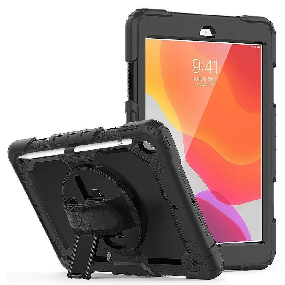 ⁨iPad Case 10,2" 2019 / 2020 / 2021 Tech-Protect Solid360 black⁩ at Wasserman.eu