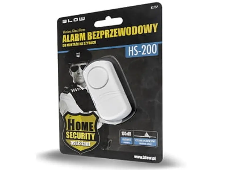 ⁨Alarm bezprzewodowy do szyb BLOW HS-200 6275 62FD-57884_20140630093347⁩ w sklepie Wasserman.eu