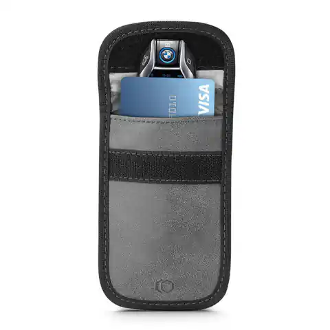 ⁨Etui RFID Klatka Faradaya Tech-Protect V1 szare⁩ w sklepie Wasserman.eu