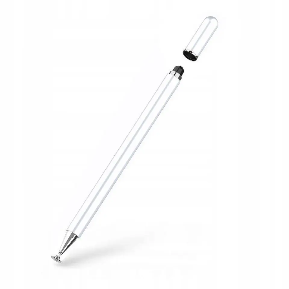 ⁨Rysik do Urządzeń z Ekranem Dotykowym Tech-Protect Charm Stylus Pen biało-srebrny⁩ w sklepie Wasserman.eu