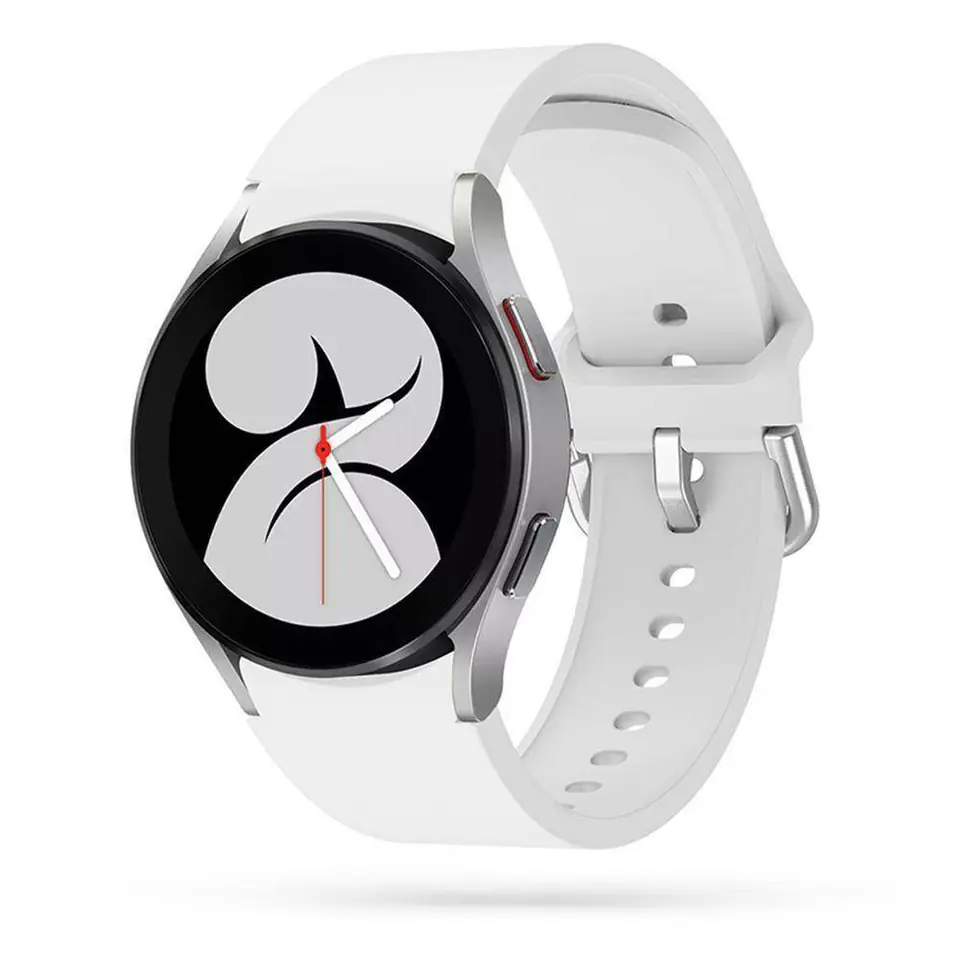 ⁨Pasek do SAMSUNG GALAXY WATCH 4 (40 / 42 / 44 / 46 MM) Tech-Protect IconBand białe⁩ w sklepie Wasserman.eu