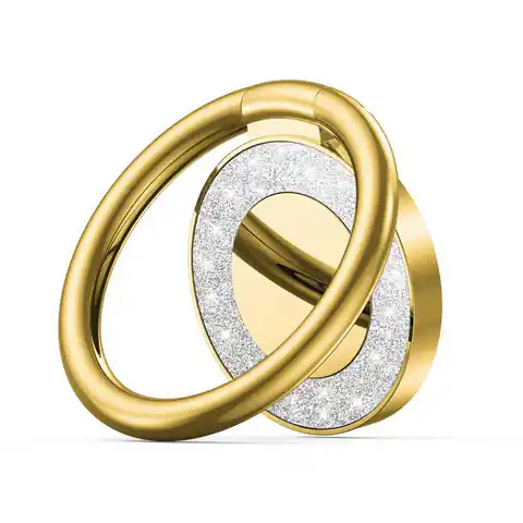 ⁨Uchwyt Ring Magnetyczny Tech-Protect Phone Ring Glitter złoty⁩ w sklepie Wasserman.eu