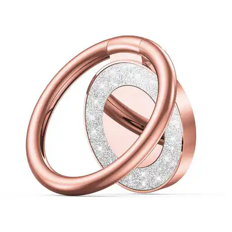 ⁨Uchwyt Ring Magnetyczny Tech-Protect Phone Ring Glitter różowy⁩ w sklepie Wasserman.eu