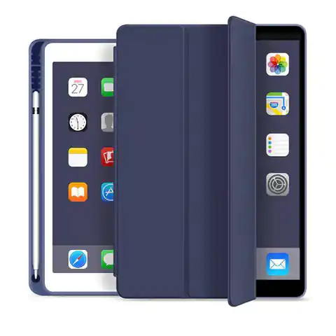 ⁨iPad Case 10.2" 2019 / 2020 / 2021 Tech-Protect SC Pen navy blue⁩ at Wasserman.eu