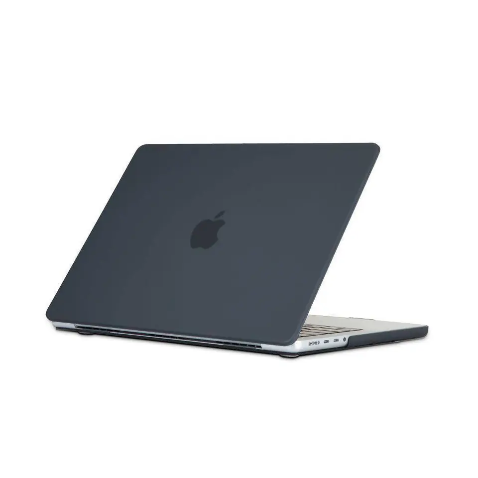 ⁨Etui MACBOOK PRO 14 2021 - 2022 Tech-Protect SmartShell Matowe czarne⁩ w sklepie Wasserman.eu