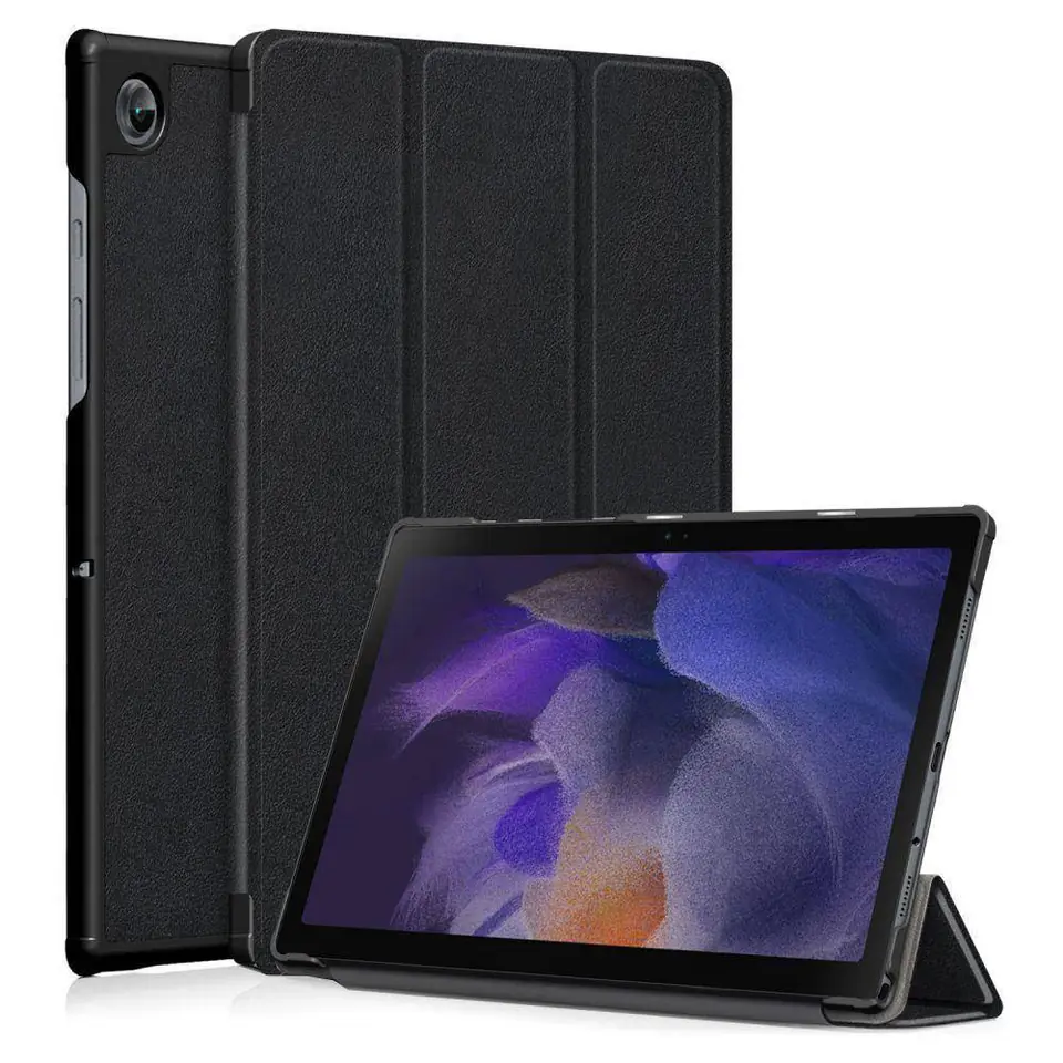 ⁨Case SAMSUNG GALAXY TAB A8 10,5" X200 / X205 Tech-Protect SmartCase black⁩ at Wasserman.eu