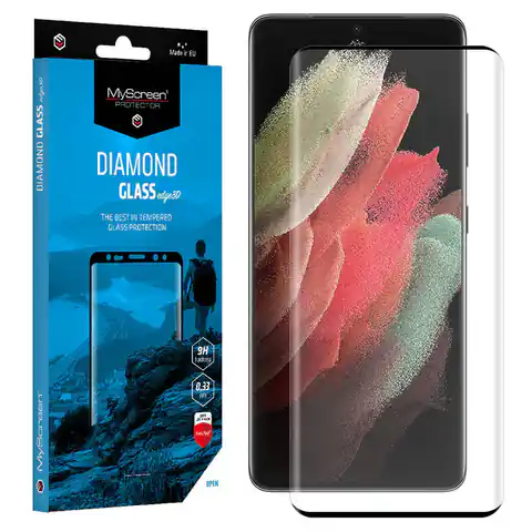 ⁨5D Tempered Glass XIAOMI 12 5G / 12X 5G MyScreen Diamond Glass Edge 3D Black⁩ at Wasserman.eu