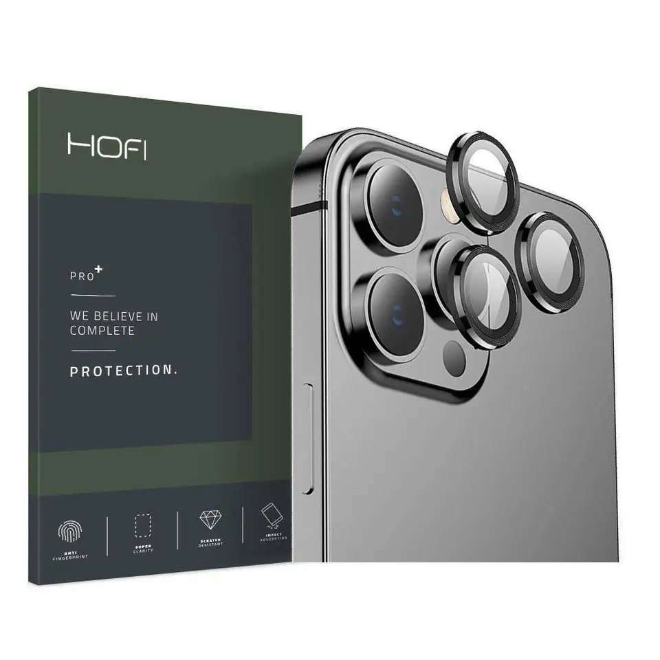 Camera Cover IPHONE 13 PRO / 13 PRO MAX HOFI CamRing Pro+ black at Wasserman.eu