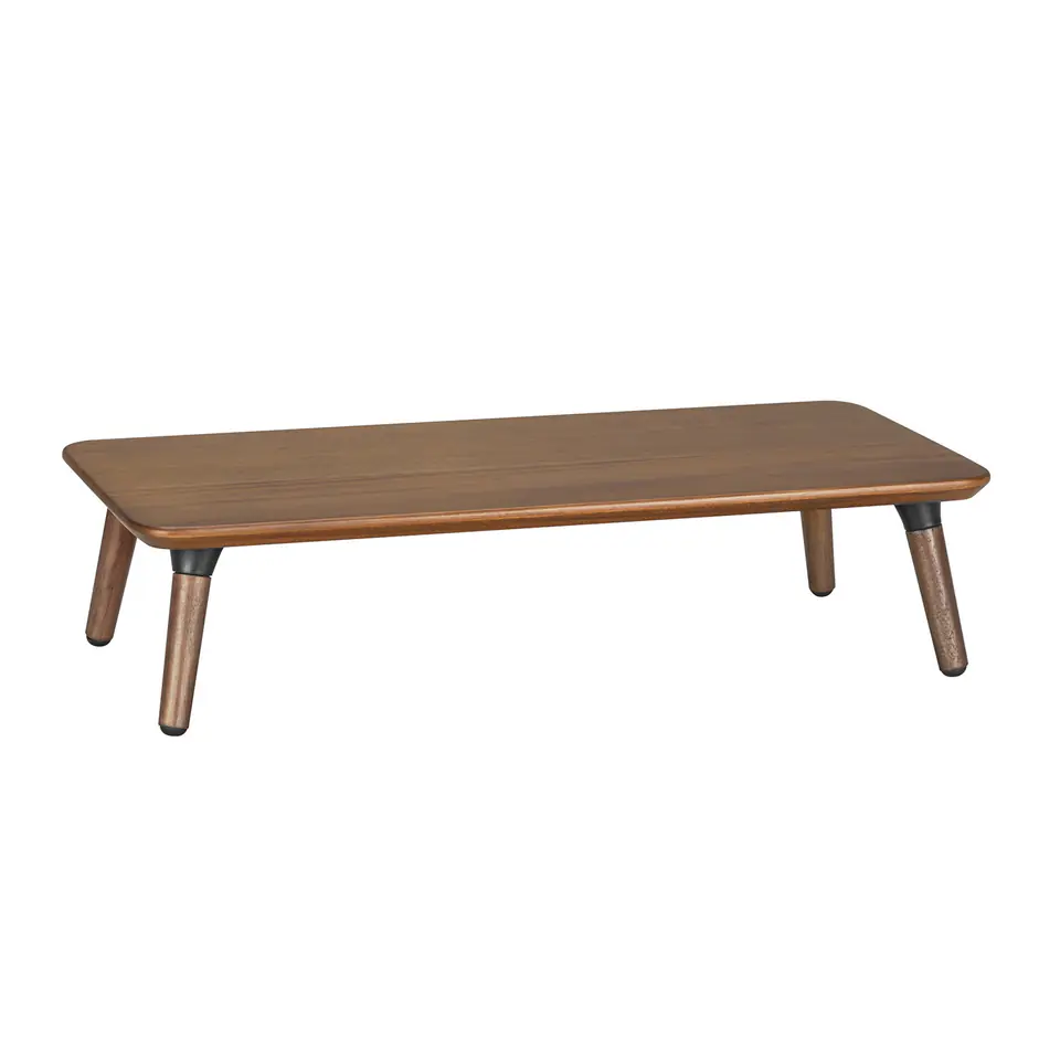 ⁨Wooden Stand for Maclean Monitor / Laptop, (500x240x120mm), black walnut, max. 20kg, MC-930⁩ at Wasserman.eu