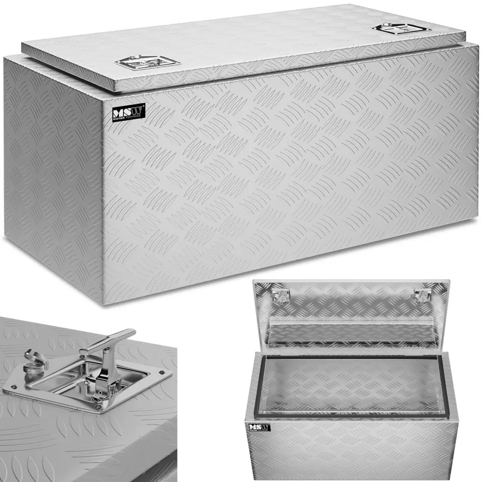 ⁨Aluminium lockable tool box 119 l 91 x 45 x 44.5 cm⁩ at Wasserman.eu