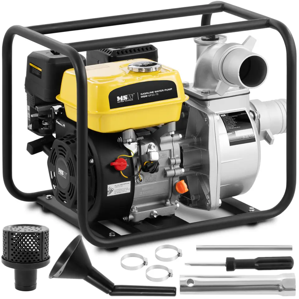 Motorpump combustion pump for water 7 hp 3.6 l 3600 rpm at Wasserman.eu