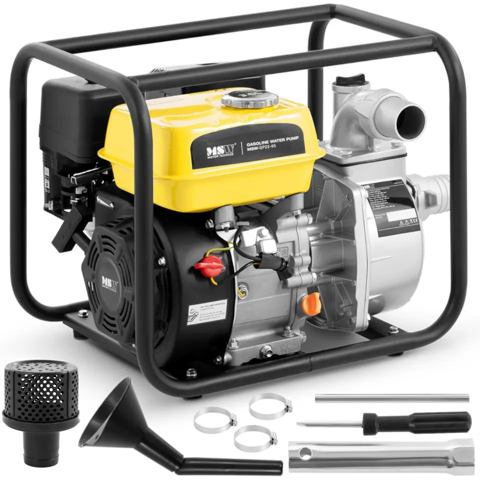 Motorpump combustion pump for water 6.5 hp 3.6 l 3600 rpm at Wasserman.eu