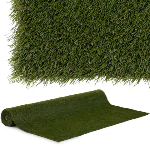 ⁨Sztuczna trawa na taras balkon miękka 30 mm 20/10 cm 200 x 500 cm⁩ w sklepie Wasserman.eu