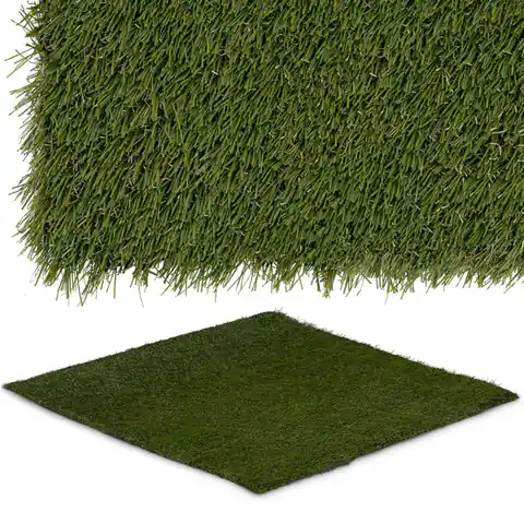 ⁨Sztuczna trawa na taras balkon miękka 30 mm 20/10 cm 100 x 100 cm⁩ w sklepie Wasserman.eu