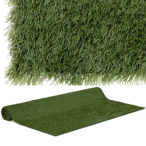 ⁨Sztuczna trawa na taras balkon miękka 30 mm 14/10 cm 200 x 500 cm⁩ w sklepie Wasserman.eu
