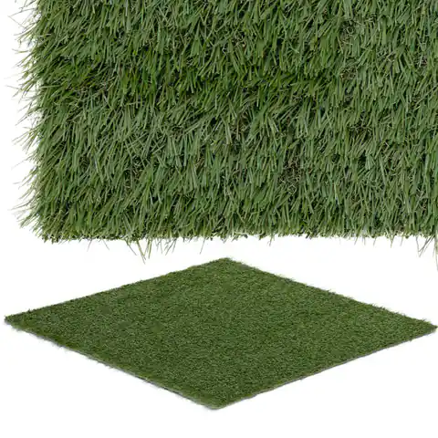 ⁨Sztuczna trawa na taras balkon miękka 30 mm 14/10 cm 100 x 100 cm⁩ w sklepie Wasserman.eu