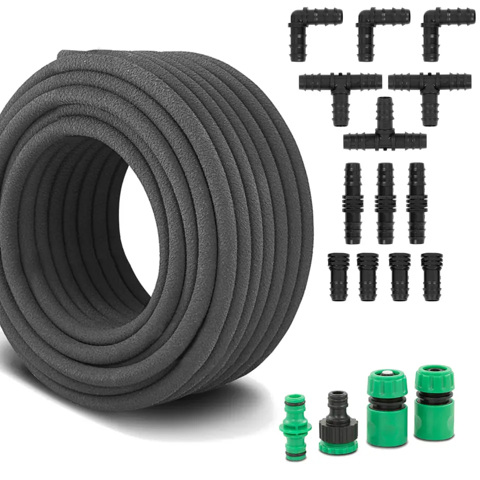 ⁨Hose drip line for irrigation watering plants SET 30 m⁩ at Wasserman.eu