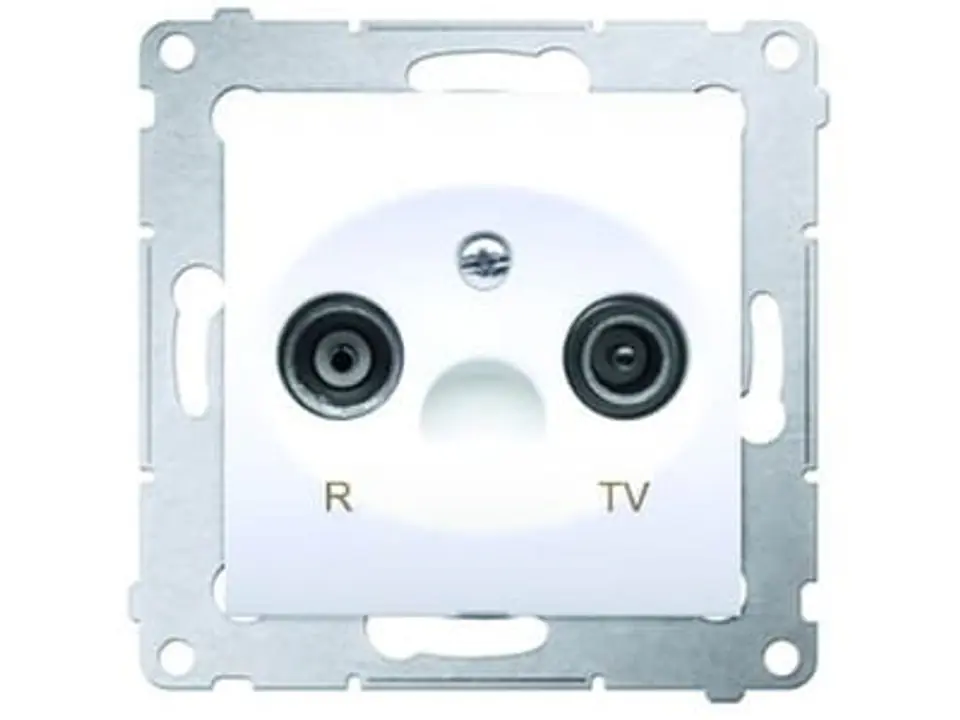 ⁨RTV aerial socket for horse Vulture. Simon DAK.01 white⁩ at Wasserman.eu