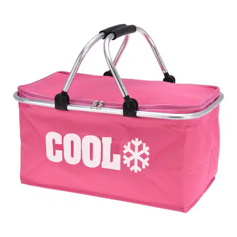 ⁨Torba termiczna Cooler bag 35L różowa⁩ w sklepie Wasserman.eu
