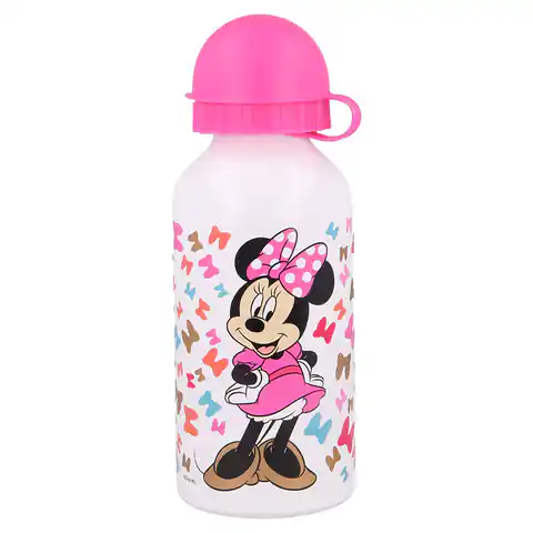 ⁨Minnie Mouse - Aluminiowa butelka / bidon 400 ml⁩ w sklepie Wasserman.eu