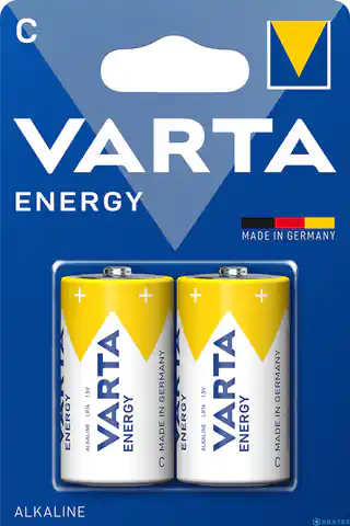 ⁨Alkaline battery VARTA LR14 ENERGY 2pcs./bl.⁩ at Wasserman.eu