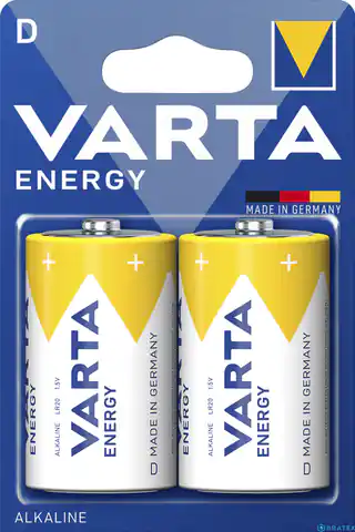 ⁨2x Bateria R-20 LR20 D 1,5V alkaliczna Varta Energy⁩ w sklepie Wasserman.eu