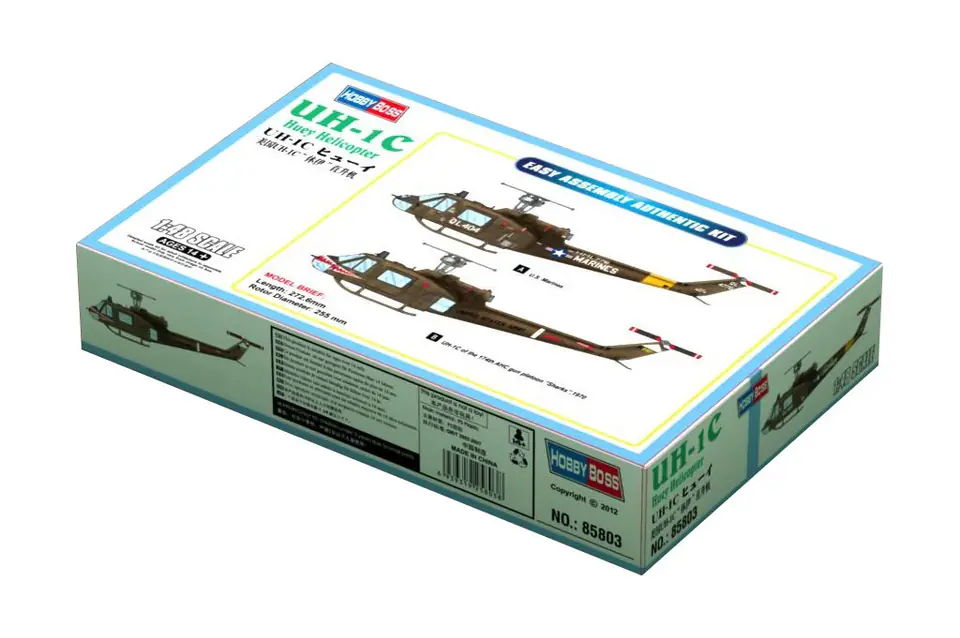 ⁨Plastic model Helicopter UH-1C Huey⁩ at Wasserman.eu