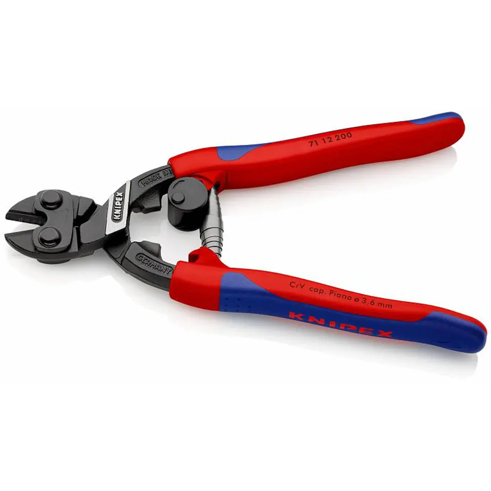 ⁨ARTICULATED CUTTING PLIERS WITH COBOLT SPRING 200MM⁩ at Wasserman.eu