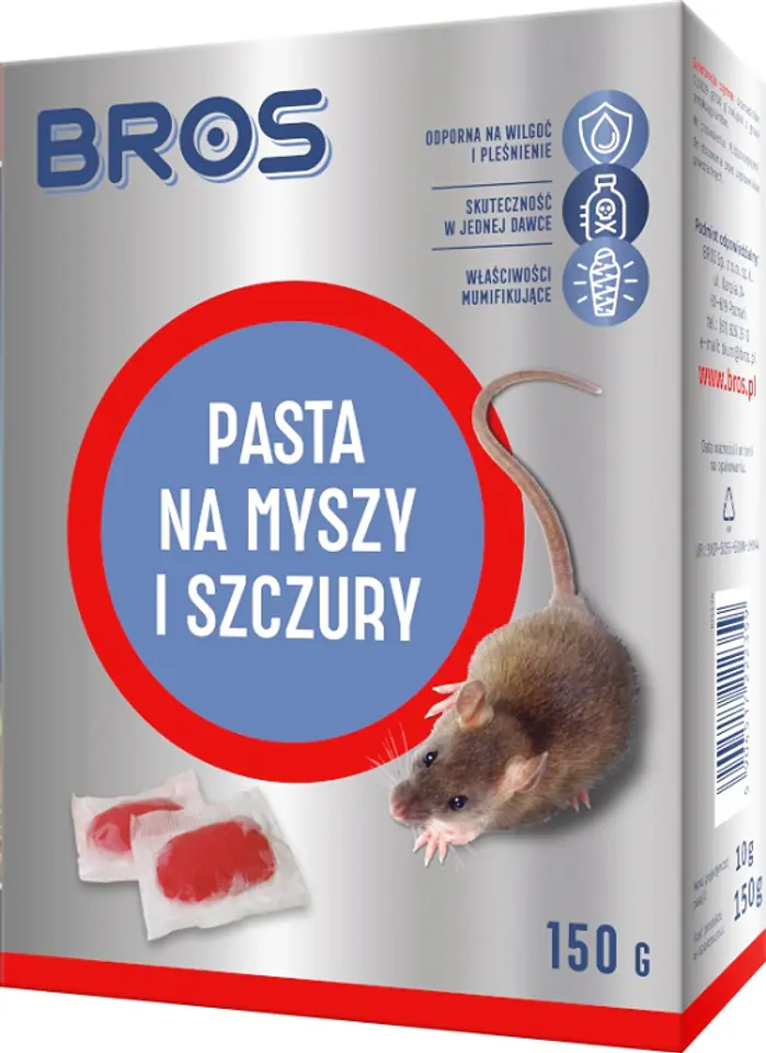 ⁨PASTA NA MYSZY I SZCZURY 150G⁩ w sklepie Wasserman.eu