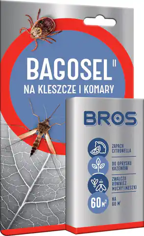 ⁨Preparation for spraying the garden against mosquitoes and ticks Bros Bagosel 100EC 30ml⁩ at Wasserman.eu