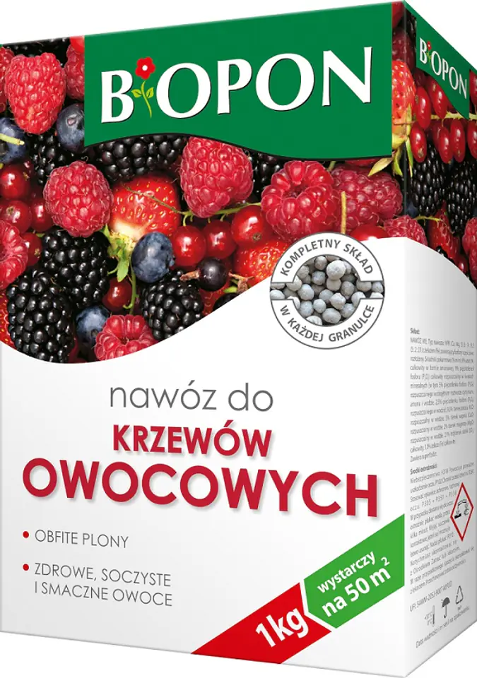 ⁨NAWÓZ, DO KRZEWÓW OWOCOWYCH GRANULAT 1KG-PROMOCJA⁩ w sklepie Wasserman.eu