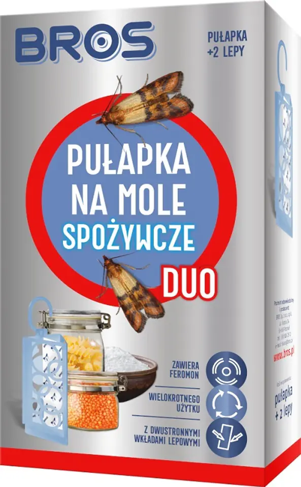 ⁨PUŁAPKA NA MOLE SPOŻYWCZE DUO + 2 WKŁADY⁩ w sklepie Wasserman.eu