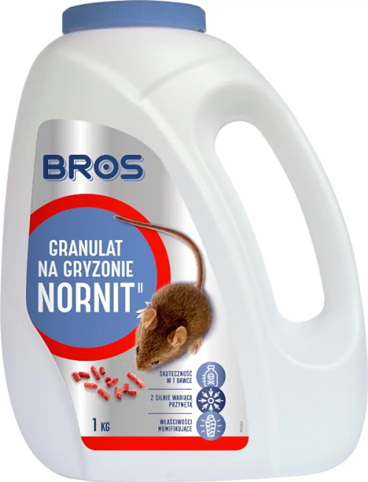 ⁨NORNIT GRANULES FOR RODENTS 1KG⁩ at Wasserman.eu