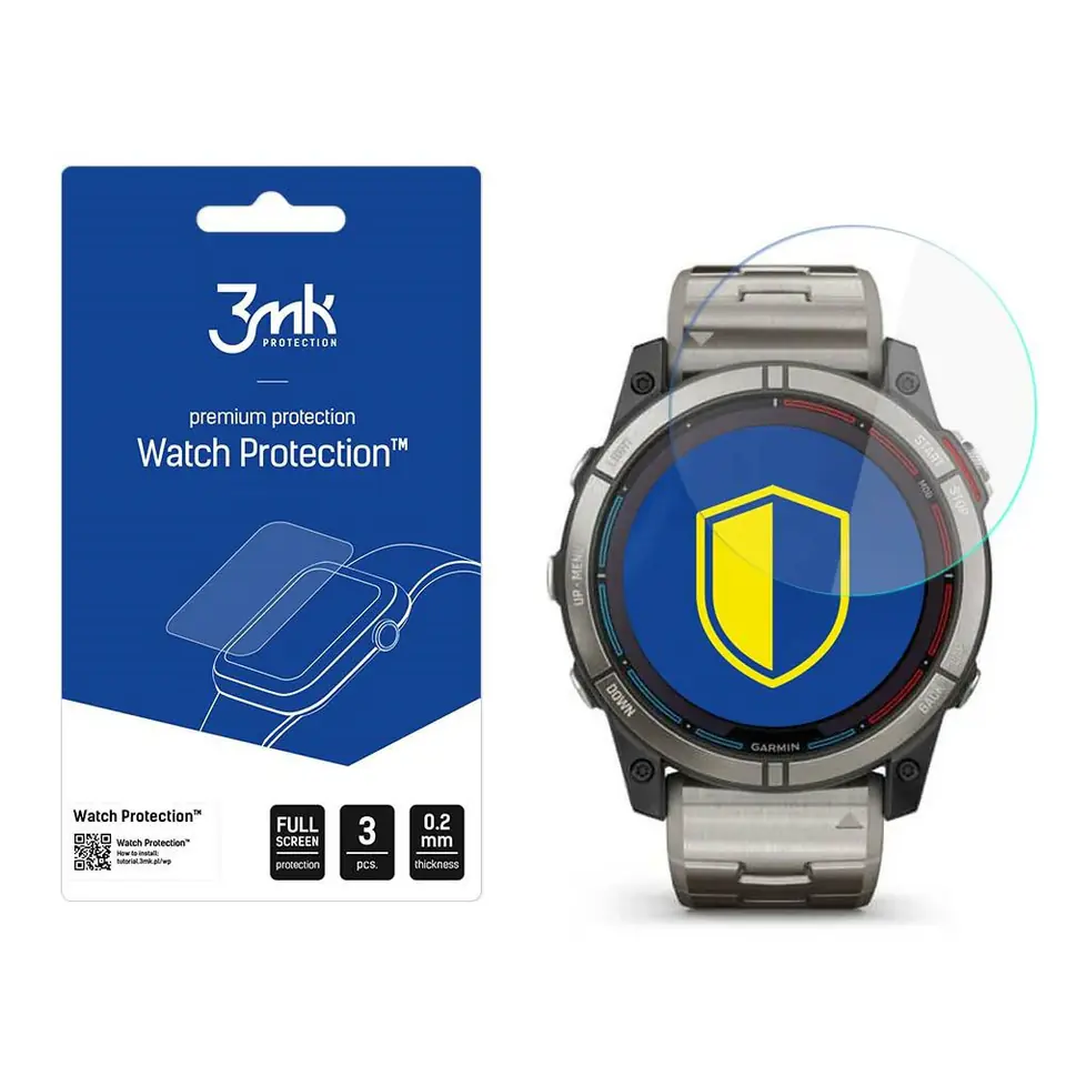 ⁨3MK FlexibleGlass Garmin Quatix 7X Watch Szkło Hybrydowe⁩ w sklepie Wasserman.eu