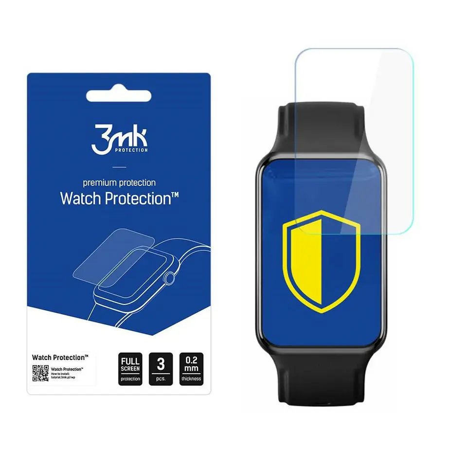 ⁨3MK Folia ARC FS Oppo Watch Free Fullscreen Folia⁩ w sklepie Wasserman.eu