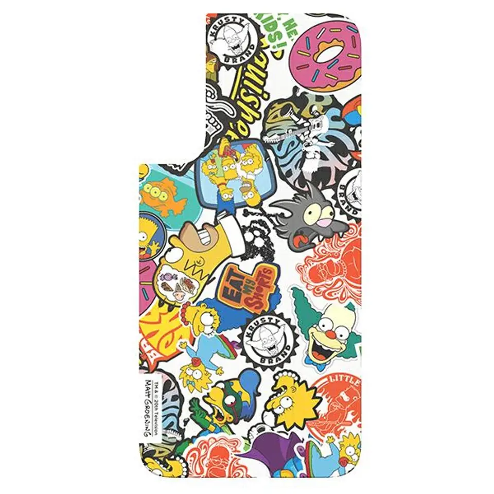 ⁨Samsung GP-TOU021HOYYW Panel for Frame Cover for Galaxy S22 Simpsons Faces white/white⁩ at Wasserman.eu